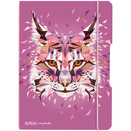 herlitz Carnet de notes my.book flex Wild Animals Lynx, A5