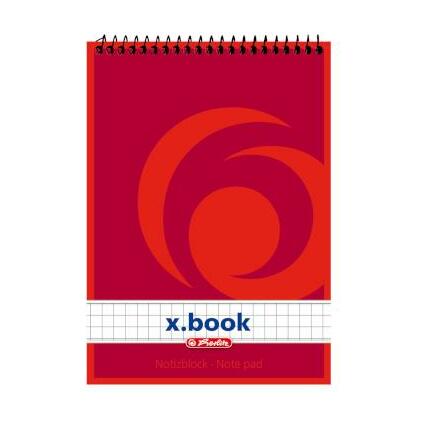 herlitz Bloc-notes  spirale x.book, A6, 50 pages