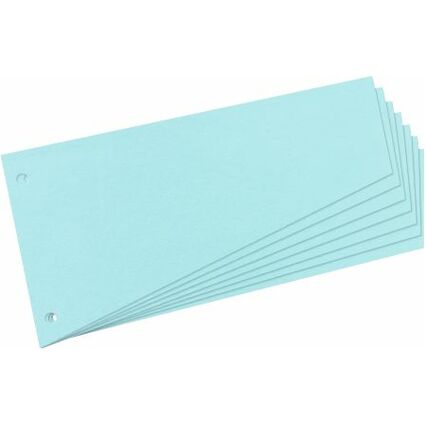 herlitz Intercalaires, trapzoidal, carte lustre, bleu