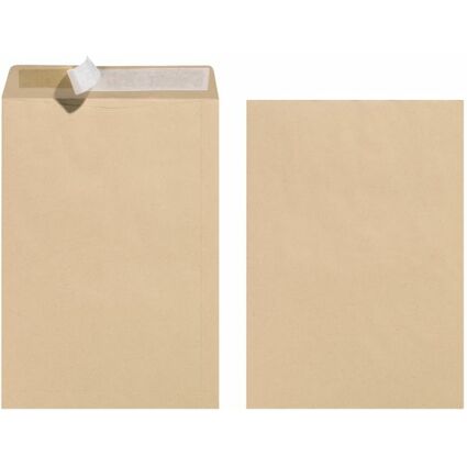 herlitz Enveloppe d'expdition, C4, sans fentre, marron