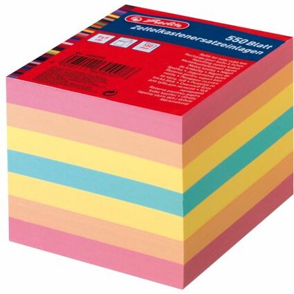 herlitz Bloc cube, 90 x 90 mm, color