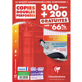 Clairefontaine copies doubles perfores, A4, sys
