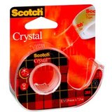 Scotch ruban adhsif crystal Clear 600, avec dvidoir