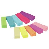 Post-it marque-pages en papier, 15 x 50 mm, couleurs