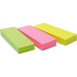 Post-it marque-pages en papier, 25 x 76 mm, couleurs non