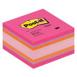 Post-it bloc-note cube mini, 51 x 51 mm, rose/orange