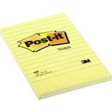 Post-it bloc-note adhsif, 102 x 152 mm, lign, jaune