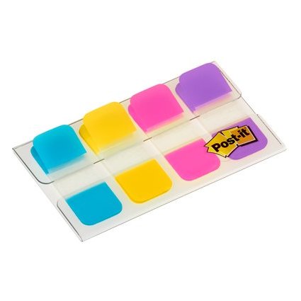 Post-it Marque-pages Index Strong en tui, 16 x 38 mm