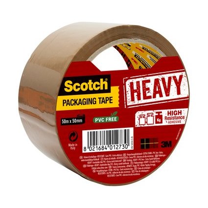3M Scotch Ruban adhsif d'emballage SECURE SEAL, 50 mm x 50m