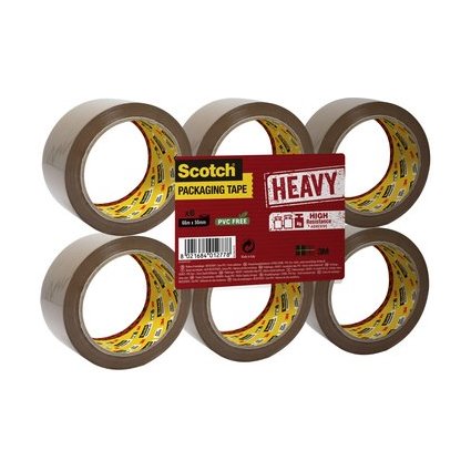 3M Scotch Ruban adhsif d'emballage SECURE SEAL, 50mm x 66m