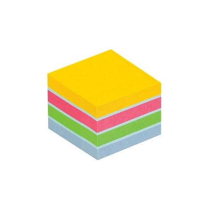 Post-it Bloc-note cube mini, 51 x 51 mm, couleurs ultra