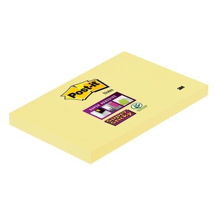 Post-it Bloc-note adhsif Super Sticky Notes, 127 x 76 mm