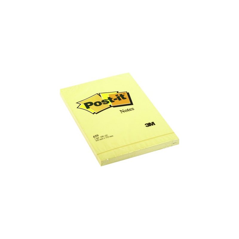 Post-it Bloc-note adhésif, 102 x 152 mm, jaune 659 bei   günstig kaufen