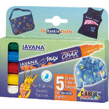 KREUL marqueurs textiles javana "texi mx OPAK", 5 pices