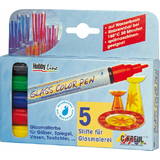 KREUL marqueur pour verre "Glass & porcelain Pen", kit de 5