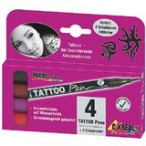 KREUL stylo de tatouage Tattoo Pen, kit de 4