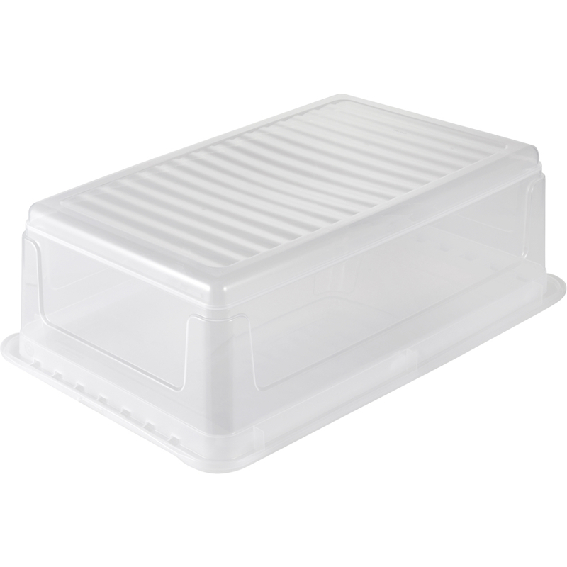 Boîtes de rangement en plastique transparent 30L avec couvercle CLEAR BOX