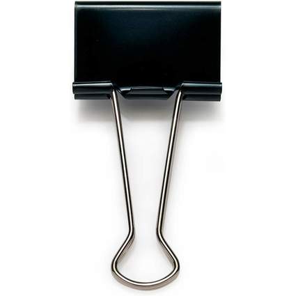 RAPESCO Pinces double clip, largeur: 25 mm, noir