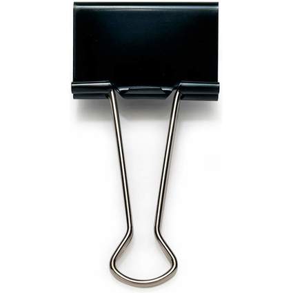 RAPESCO Pince double clip, largeur: 32 mm, noir