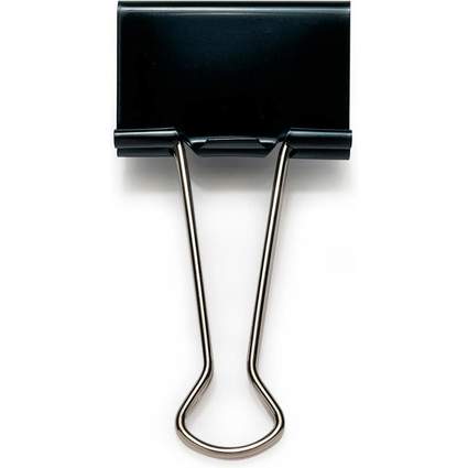RAPESCO Pinces double clip, largeur: 50 mm, noir