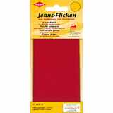 KLEIBER patch thermocollant pour jeans, 170 x 150 mm, rouge