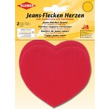 KLEIBER patch thermocollant pour jeans Coeur, rouge