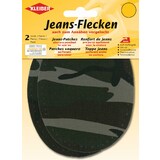 KLEIBER patch thermocollant ovale pour jeans, military