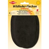 KLEIBER patch  coudre en daim, 155 x 100 mm, noir