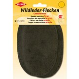 KLEIBER patch  coudre en daim, 155 x 100 mm, brun fonc