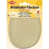 KLEIBER patch  coudre en daim, 125 x 100 mm, beige
