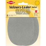 KLEIBER patch imitation cuir velours, 130x100 mm, beige