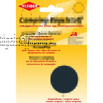 KLEIBER Tissu thermocollant de camping, anthracite