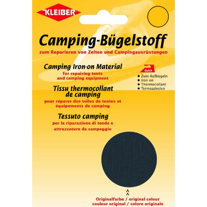 KLEIBER Tissu thermocollant de camping, anthracite