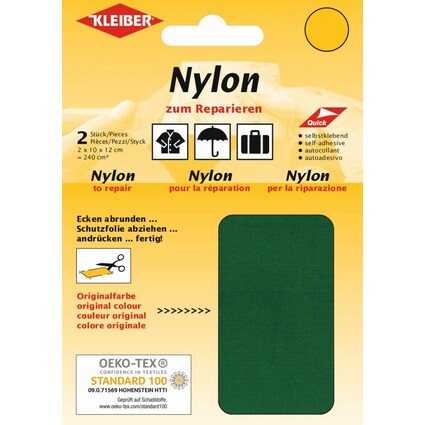 KLEIBER Pice de rparation nylon, autocollant, vert