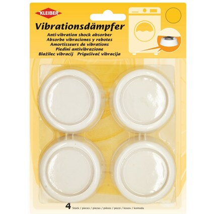 KLEIBER Amortisseurs de vibrations, diamtre : 65 mm, blanc