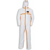 uvex combinaison de protection jetable 4B, L, blanc/orange