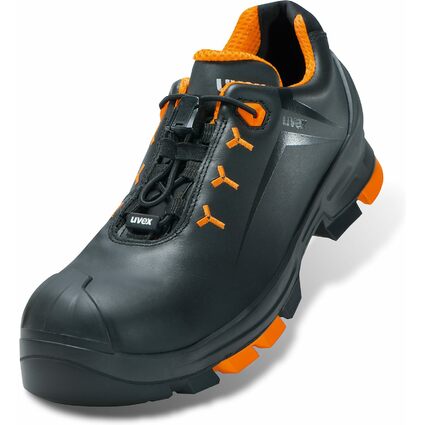 uvex 2 Chaussures basses S3 SRC, T. 46, noir/orange