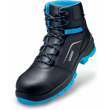 uvex 2 xenova Chaussures montantes S2 SRC, T. 47, noir/bleu